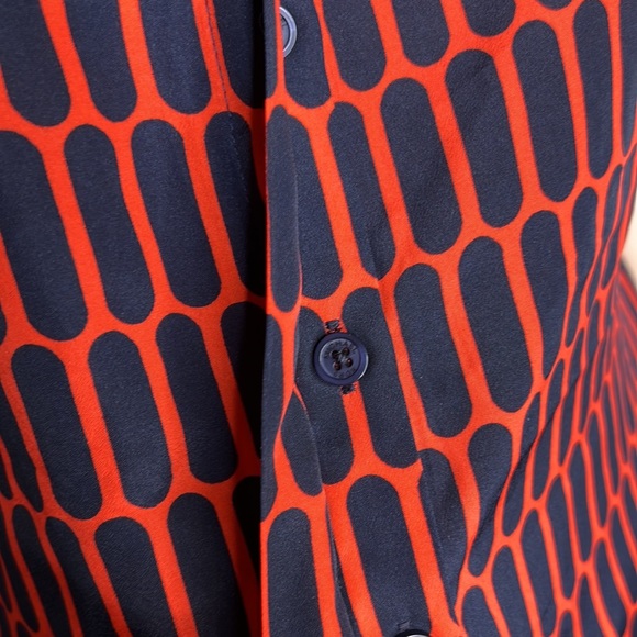 MICHAEL KORS PRINTED button up TANKtop size 2 - Picture 5 of 10